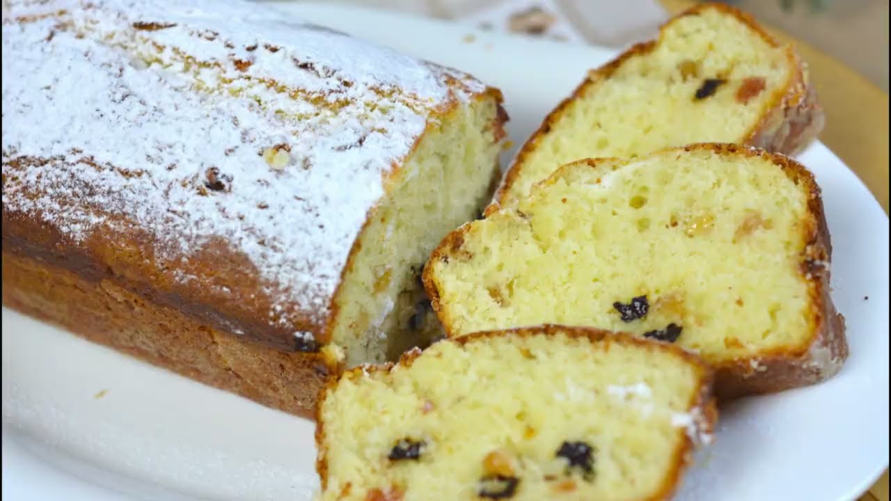 COTTAGE CHEESE CAKE WITH RAISINS. DELICIOUS POUND CAKE RECIPE. BEST CHRISTMAS CAKE RECIPE