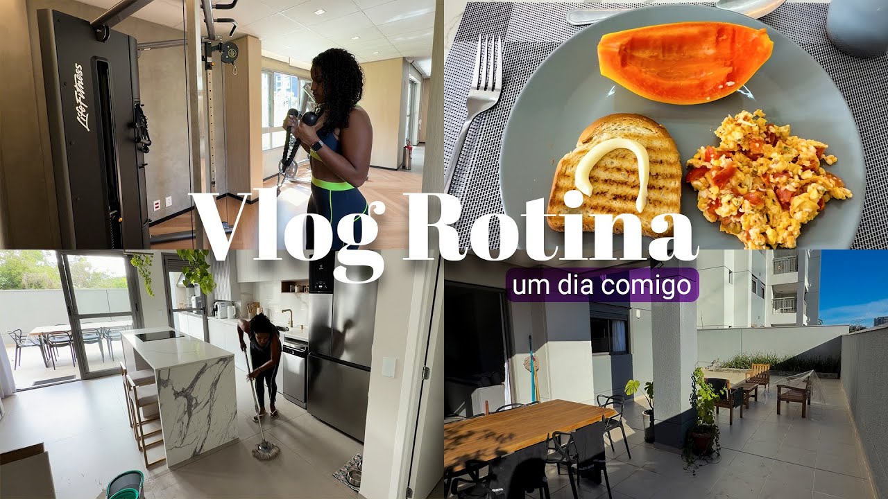 ✨ VLOG | Rotina Real, Academia, Café da Manhã, Treino e Arrumando a Casa 🏋️☕🏠