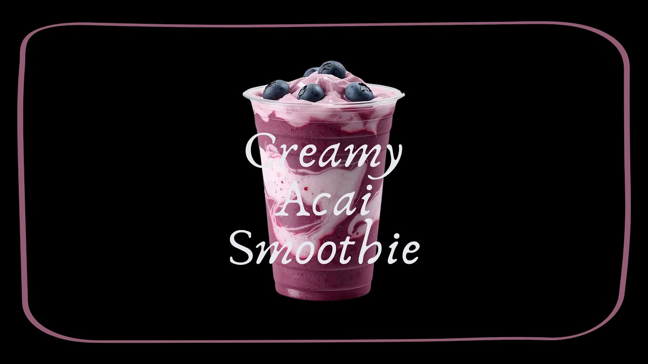 Creamy Açaí Smoothie 🫐