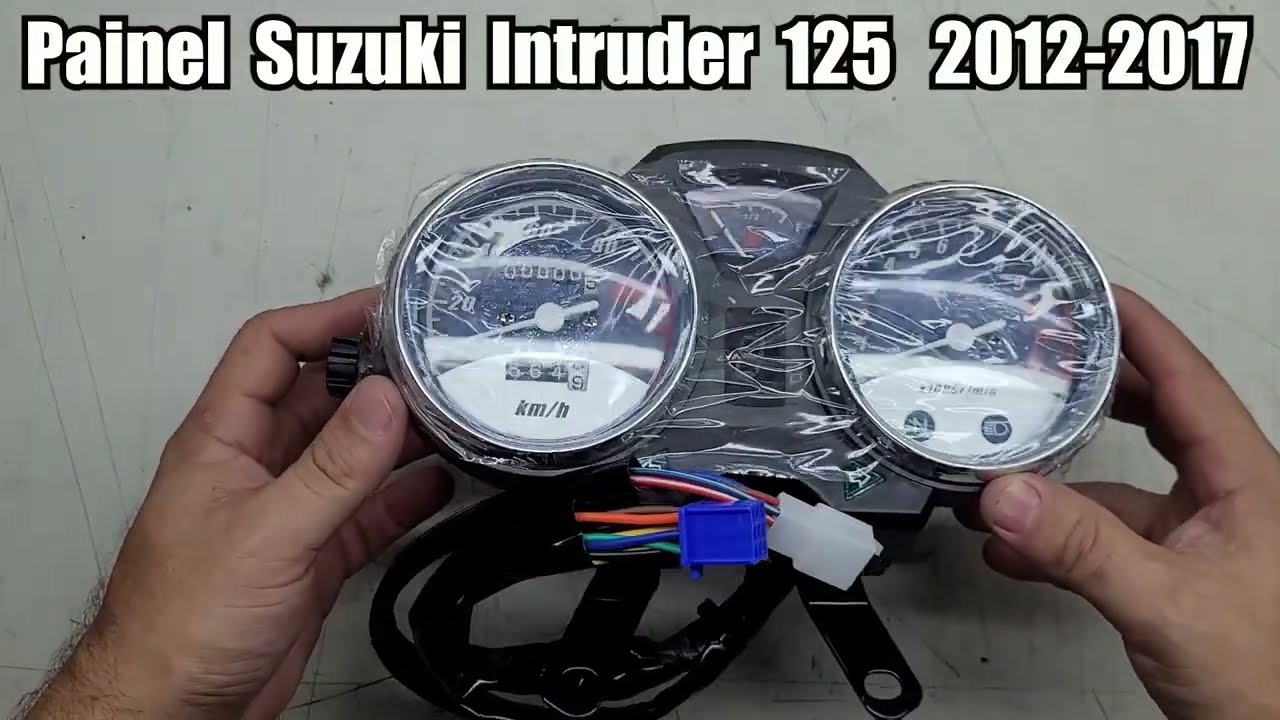 SUZUKI INTRUDER 125 PAINEL DE INSTRUMENTOS COMPLETO INSTALAÇÃO E DICAS GN125