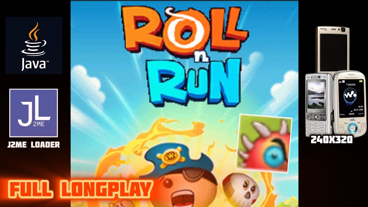 Roll N Run - Longplay (J2ME / Java) | 240x320 SE K800i Version, J2ME Loader