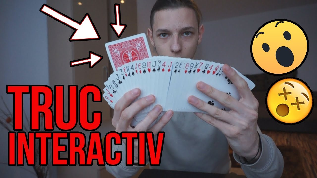 TRUC INTERACTIV CU CARTI DE JOC!