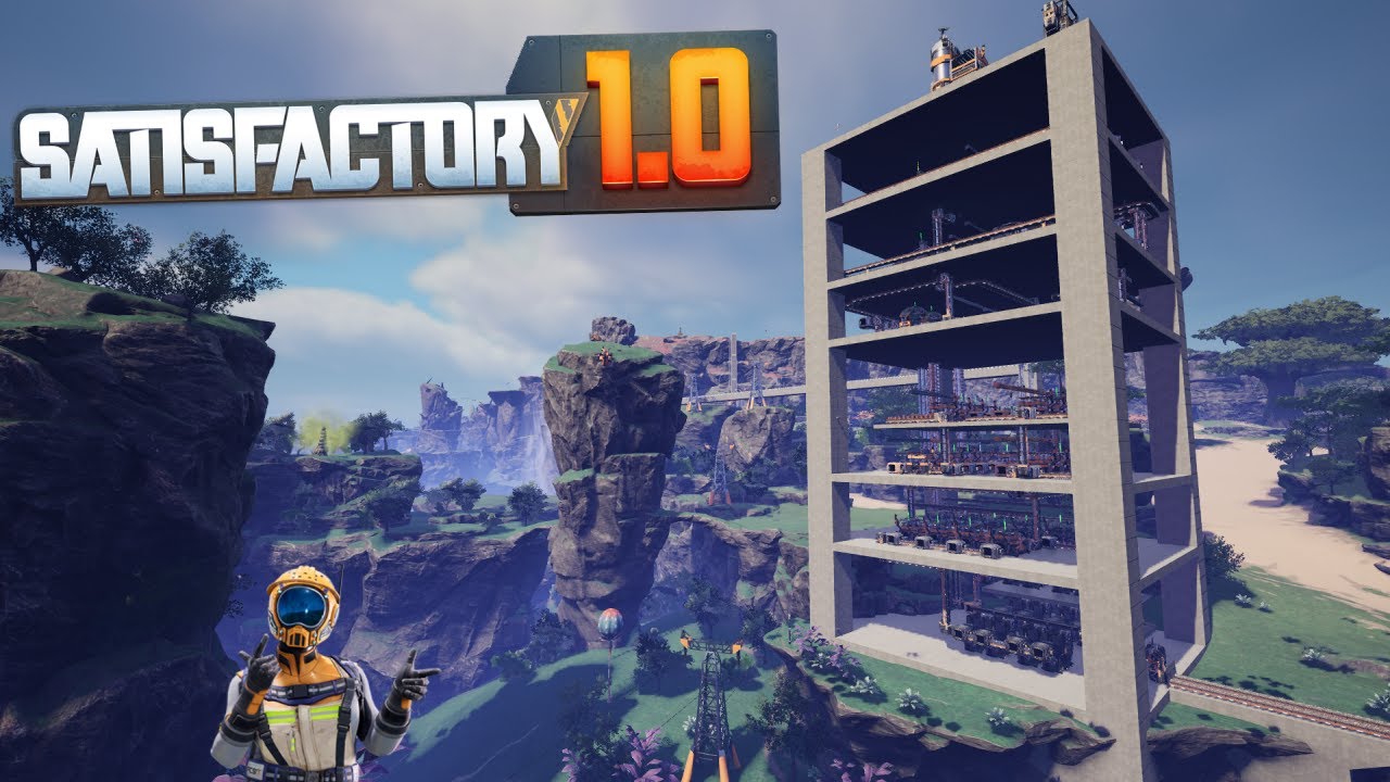 ИДЕАЛЬНЫЙ блок управления на радиоуправлении: Башня МОЩНОСТИ! Satisfactory 1.0 Lets Play, серия 22