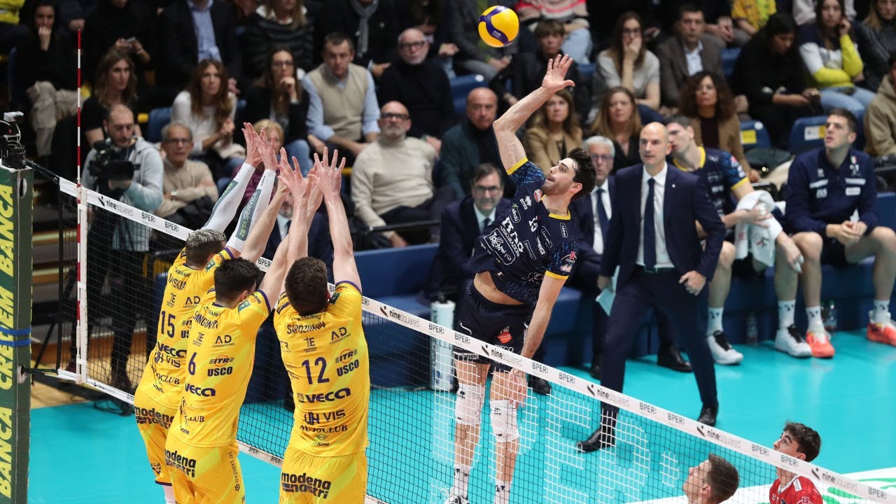 💥🏐 HIGHLIGHTS |  Valsa Group Modena-Itas Trentino 3-1 (9° turno di SuperLega)