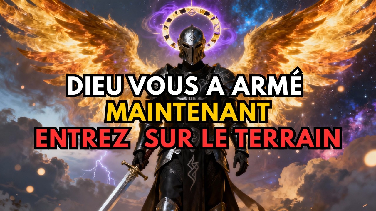 Élu, Dieu t'a armé avant le début de la bataille – Entre maintenant dans le champ de bataille