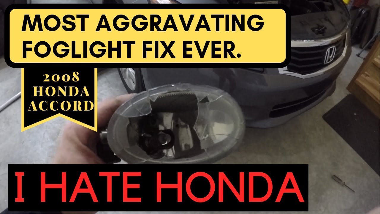 How to Change Fog light Housing 2008-2012 Honda Accord