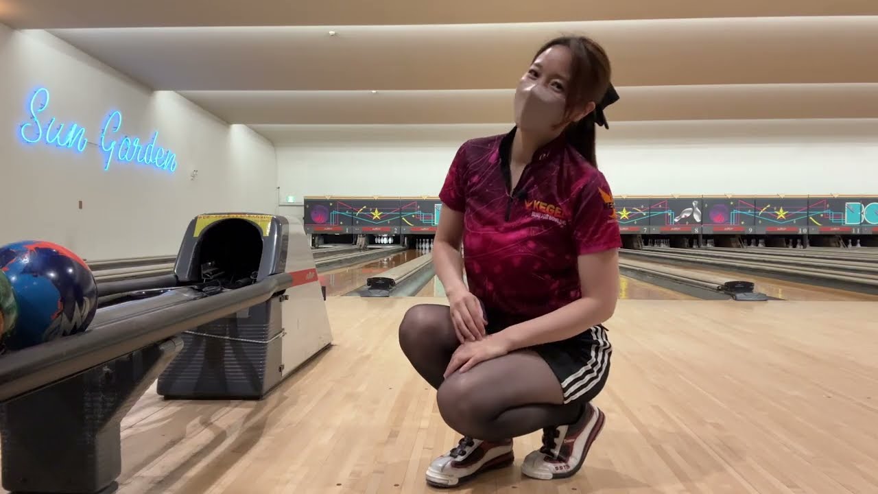 目標アベレージ190！リーグ戦あとの1G♡ボウリング女子の練習風景 第2章349（2nd Bowling Practice）