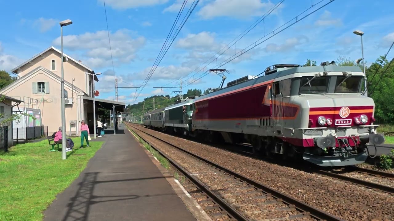 CC 6549 et CC 6558 de l' APMFS au d&eacute;part d' Uzerche