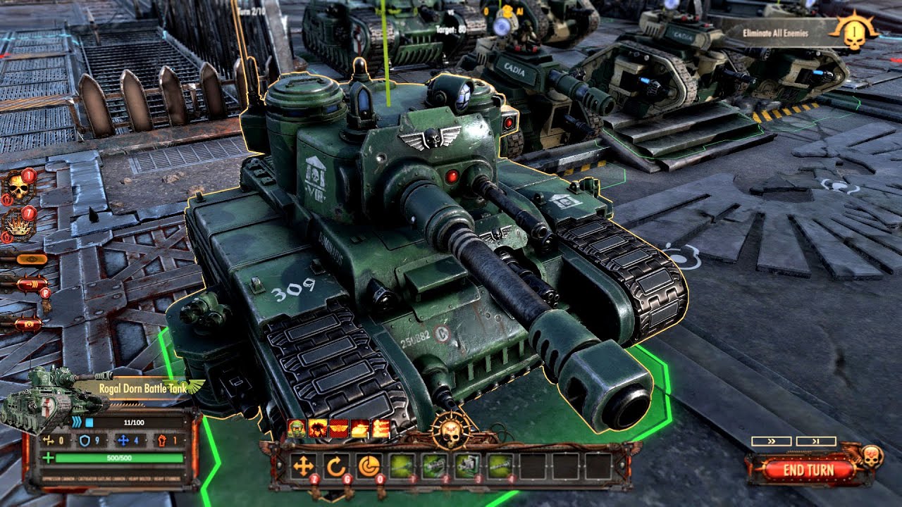 Astra Militarum Bridge DEFENCE! Vs Tyranids Swarm - Tanks Only | Warhammer 40000 Battlesector