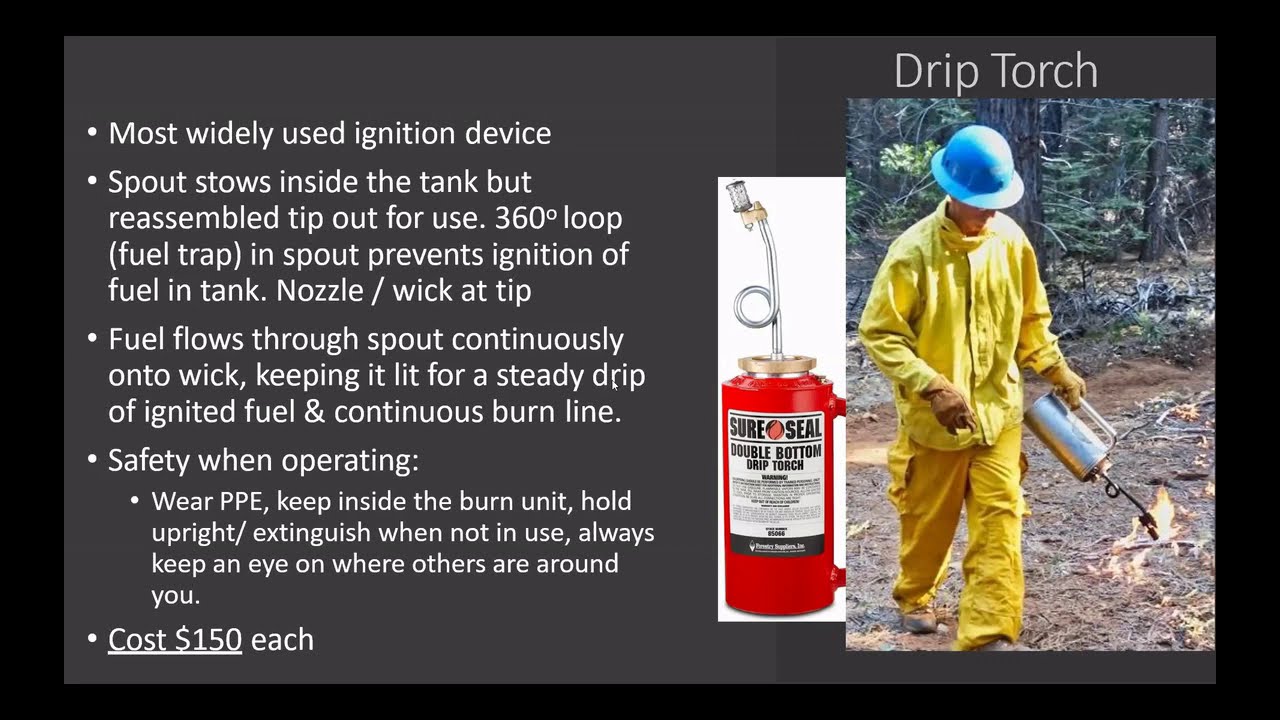 Prescribed Fire Considerations : Hazards, Equipment, Unit Prep, Communications