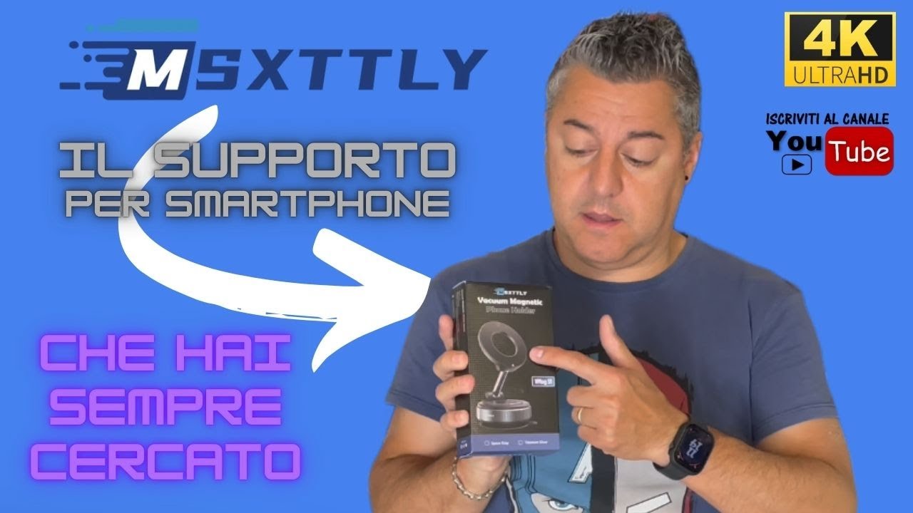 Supporto Magnetico Cellulare Auto Vmag-S1 di MSXTTLY