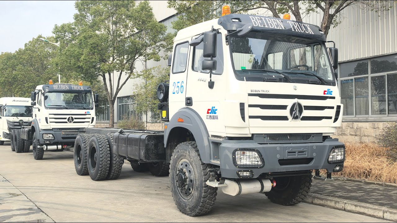 Beiben 6x6 drive truck 2642 chassis#beiben #chassis