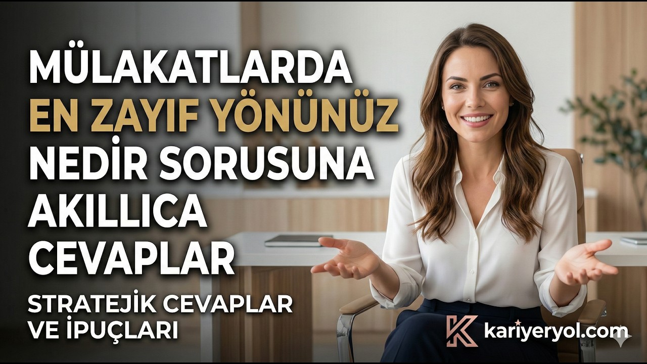 Mülakat Tuzağını Fırsata Çevir: Zayıf Yön Sorusunda 