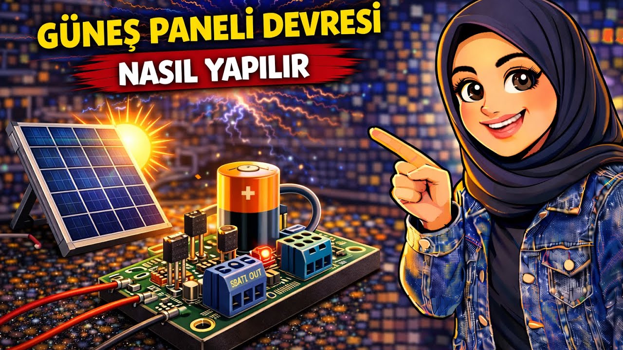 Basit güneş paneli devresi 