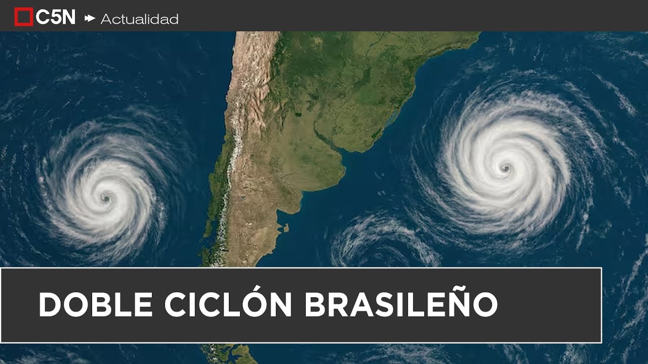 AVANZA el DOBLE CICL&Oacute;N BRASILE&Ntilde;O: ALERTA en 14 PROVINCIAS