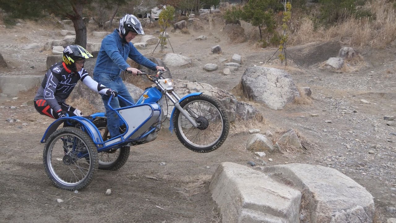 HONDA　TL125をサイドカーにしてみた！