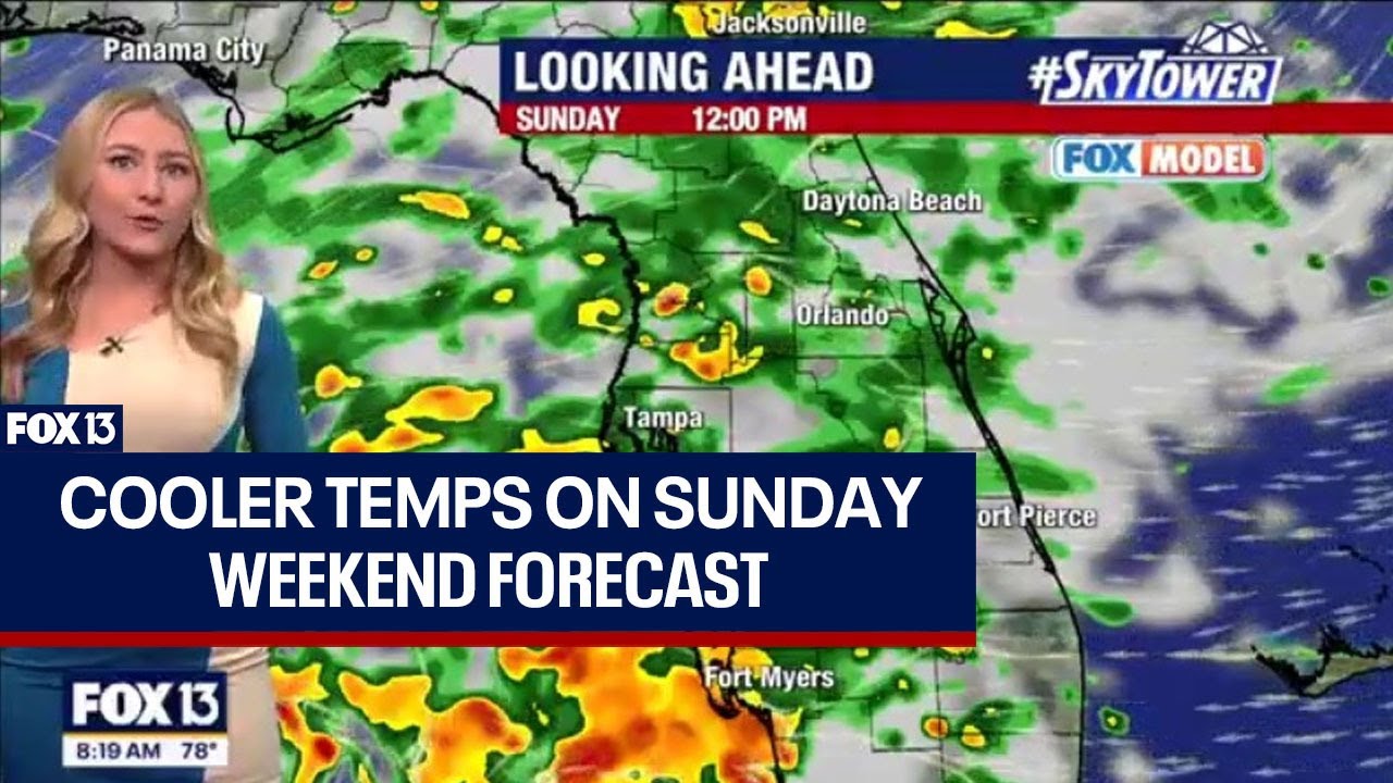 Tampa Weather: Cooler temps on Sunday
