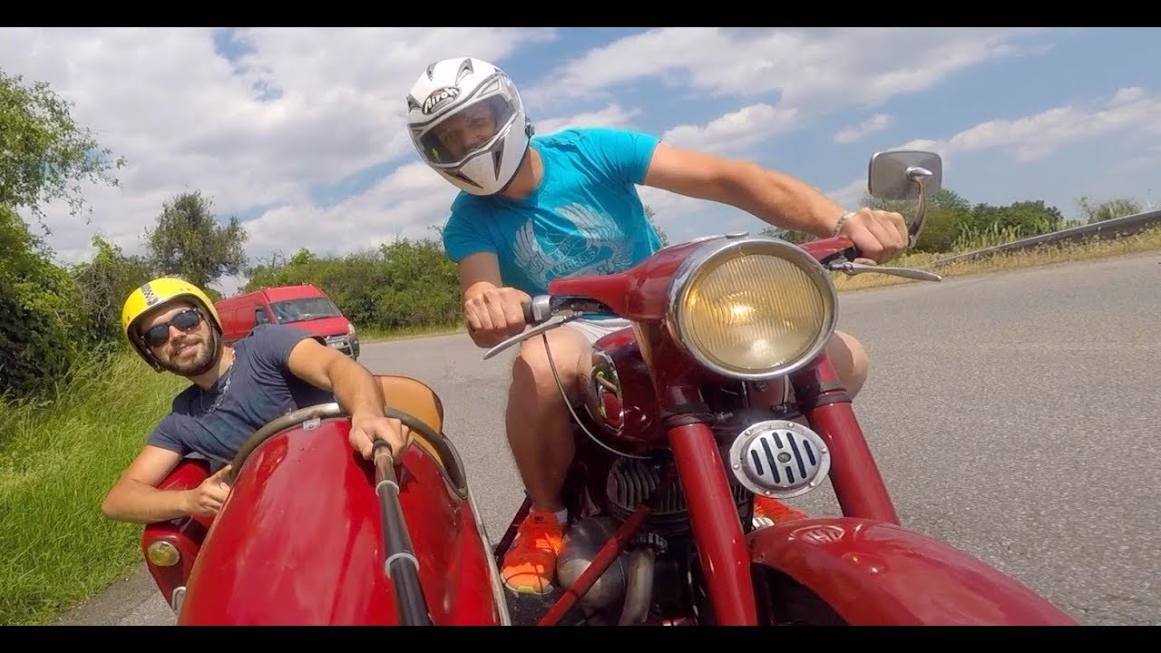 Můj jawa rok 2017, Trip na balaton,závody,výlety- Jawa 350 panelka Sidecar, Jawa 250 kývačka