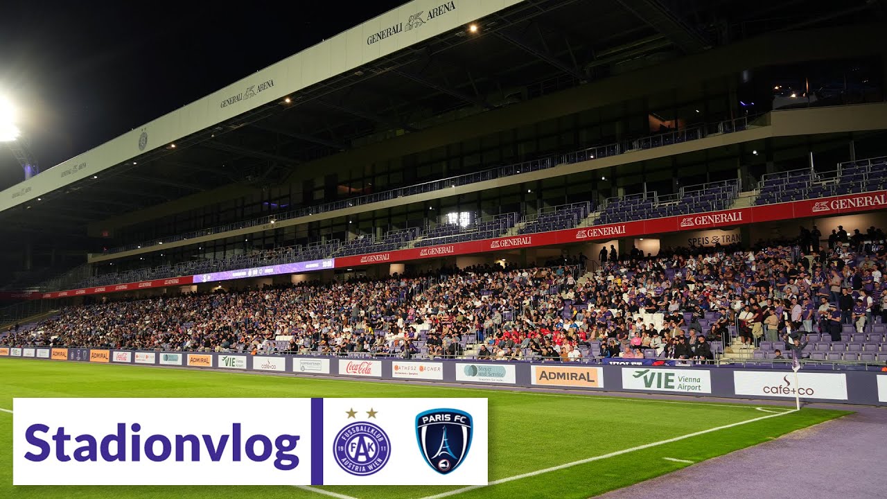 Stadionvlog | UWCL-Qualifikation | FK Austria Wien - Paris FC | 18.09.2025