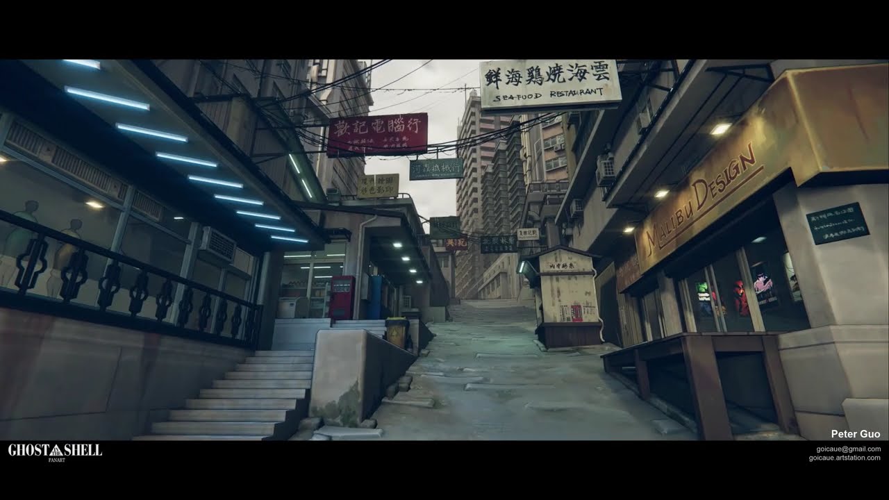 Ghost in the Shell Fanart Scenes