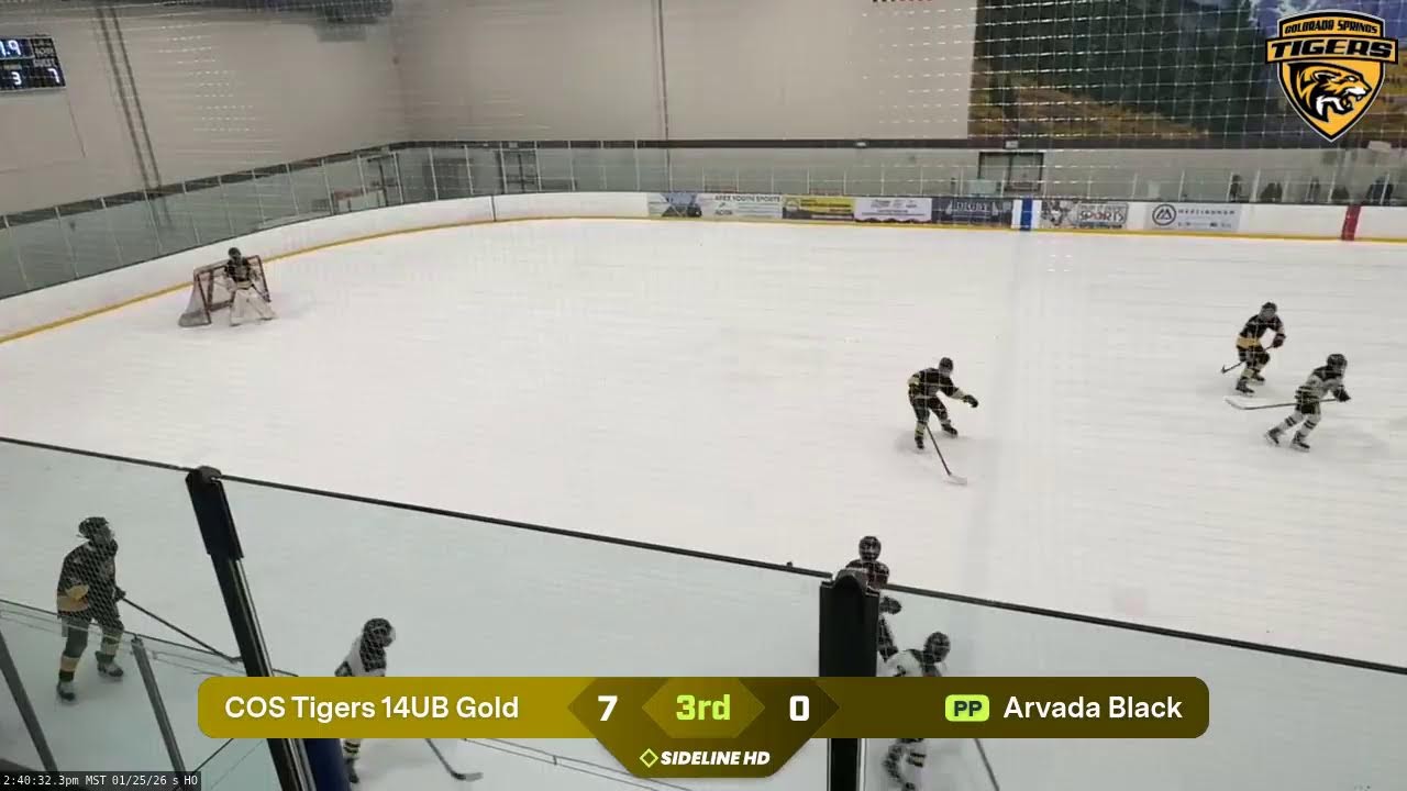 COS Tigers 14UB Gold @ Arvada Black (2026.01.25)