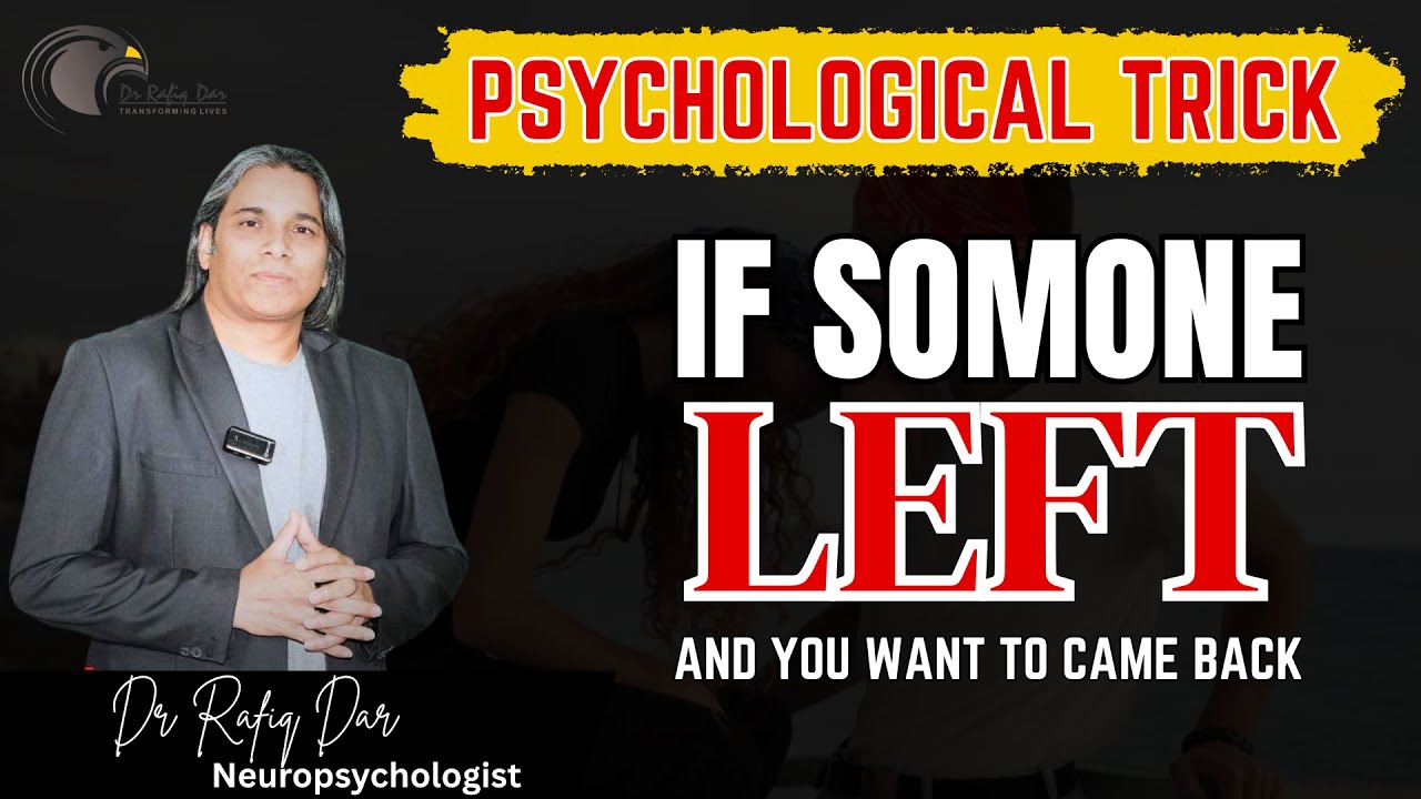 If some one left you and you want to came back his/her || Dr Rafiq Dar