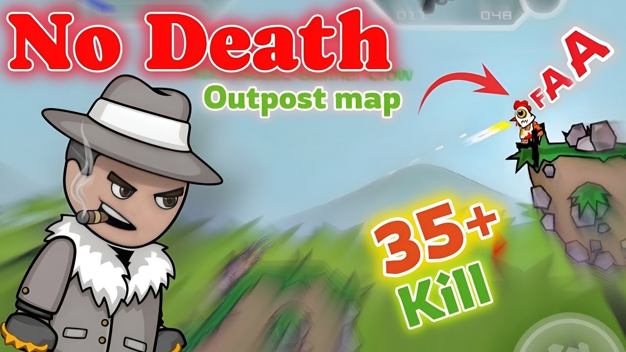 No Death Challenge Game Play in Outpost. 