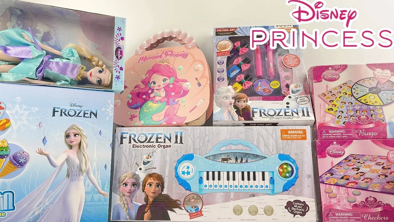 10 minutes Disney Princess Toy Collection Unboxing | Little Mermaid ELSA TOYS ASMR Unboxing