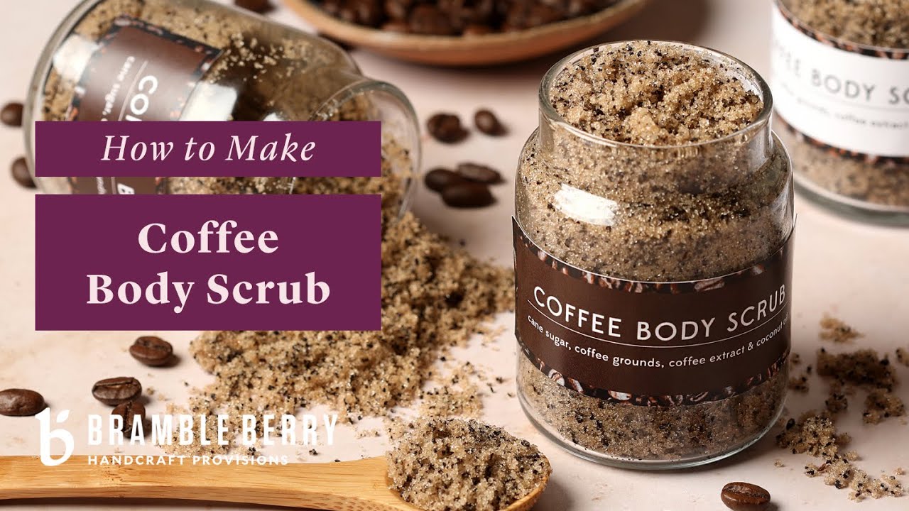 How Make a Coffee Sugar Scrub - Cafe Collection | Bramble Berry DIY Kit