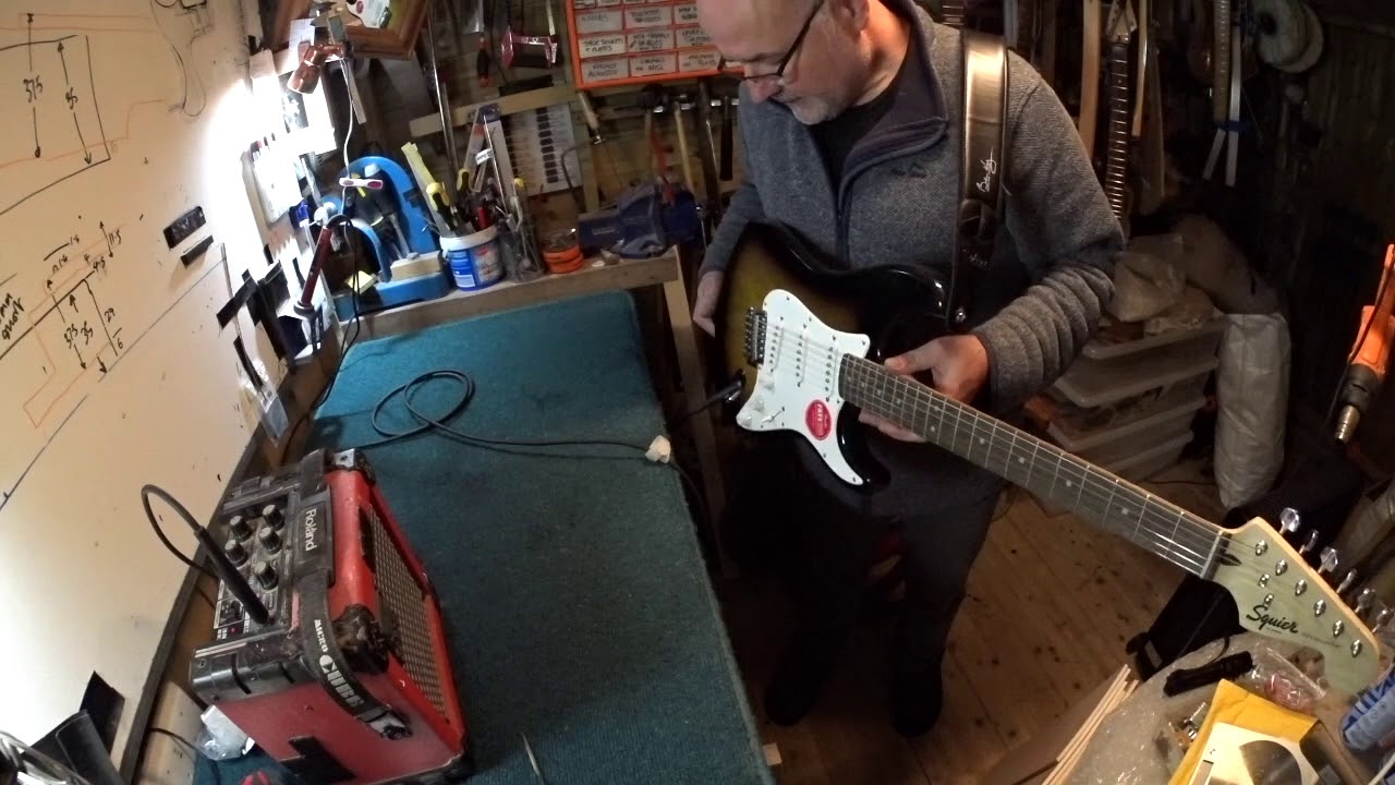 Squier Bullet Strat set up