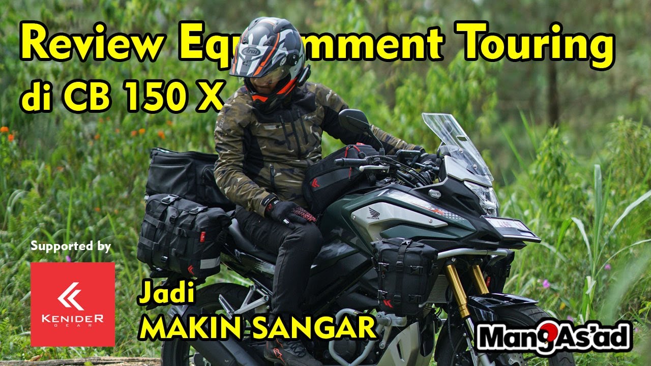 Review Equipment Touring untuk Honda CB 150 X (Modifikasi Simple di CB 150 X & Makin Sangar)