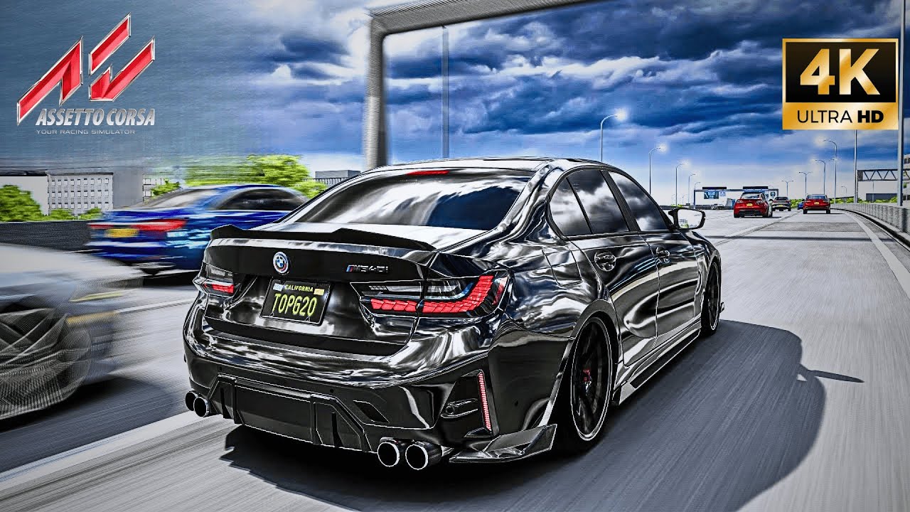 BMW M340i | No Hesi Traffic Cut Up | Assetto Corsa 4K Ultra Realistic Graphics