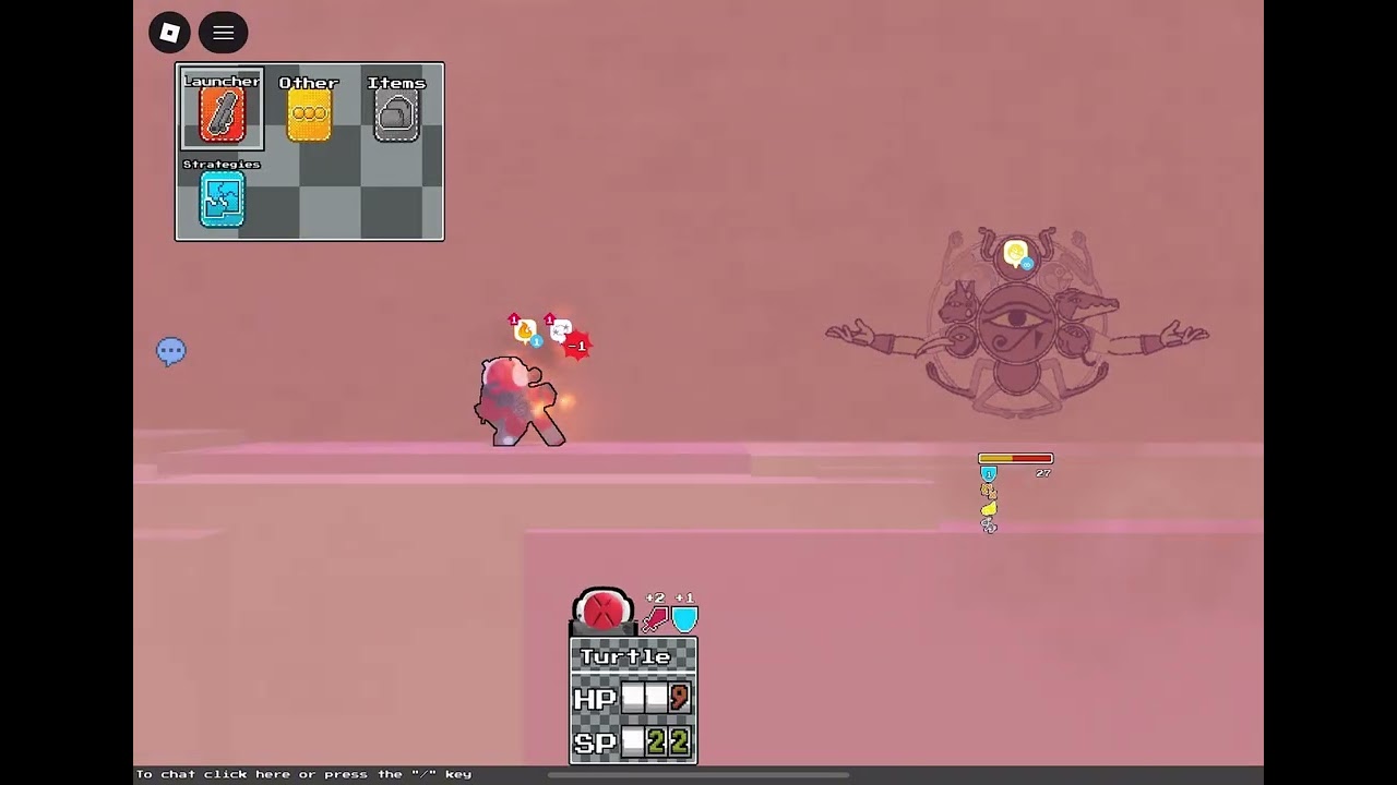 Killdroid uses his rockets to beat The Ancient 