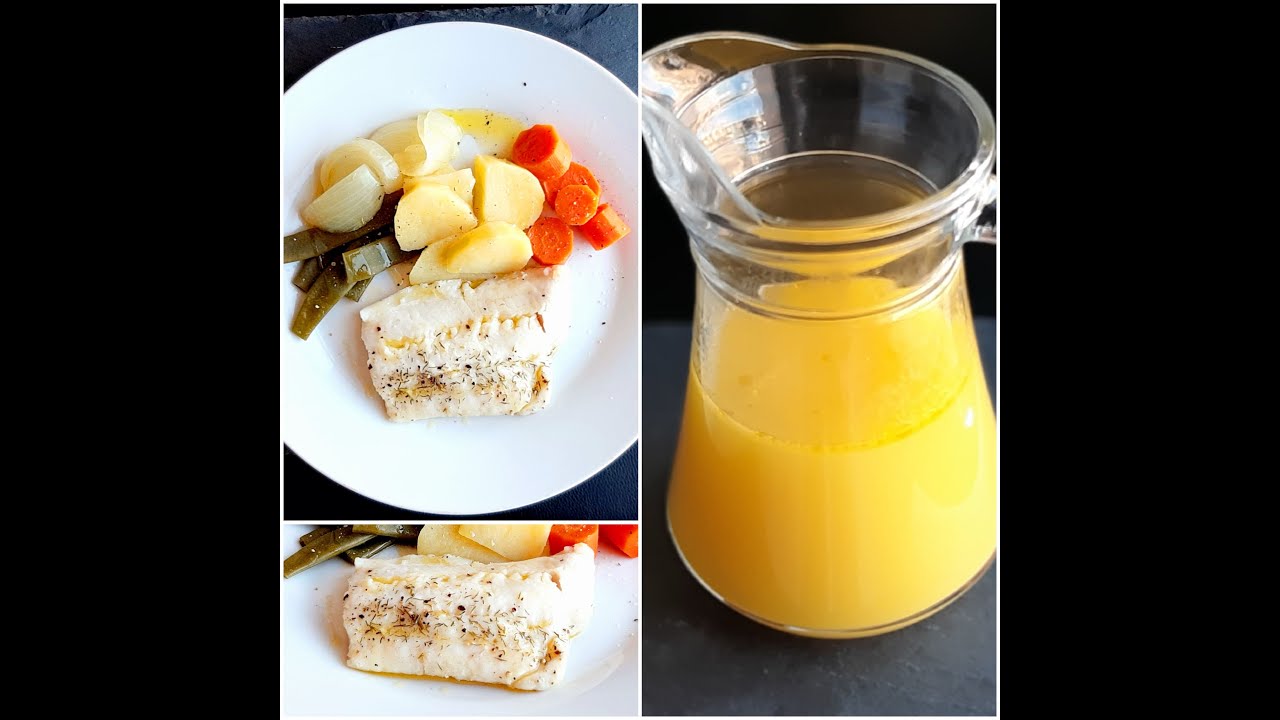 MENÚ: Caldo y Hervido con Pescado al Vapor con THERMOMIX®