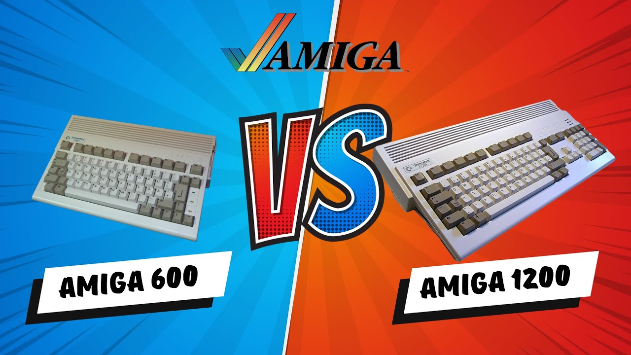 What are the differences between Amiga 600 and Amiga 1200?