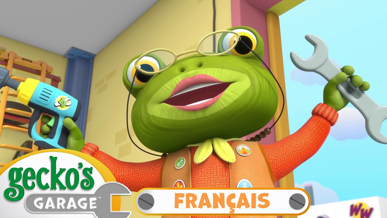 Grand-mère sauve la situation | Le Garage de Gecko｜Camions pour enfants