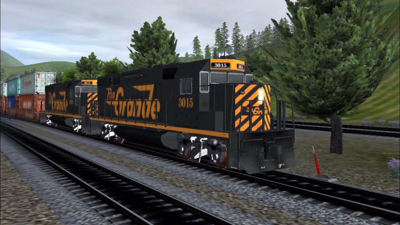 Playing the Rio Grande Transport - GP38 (Trainz #47)