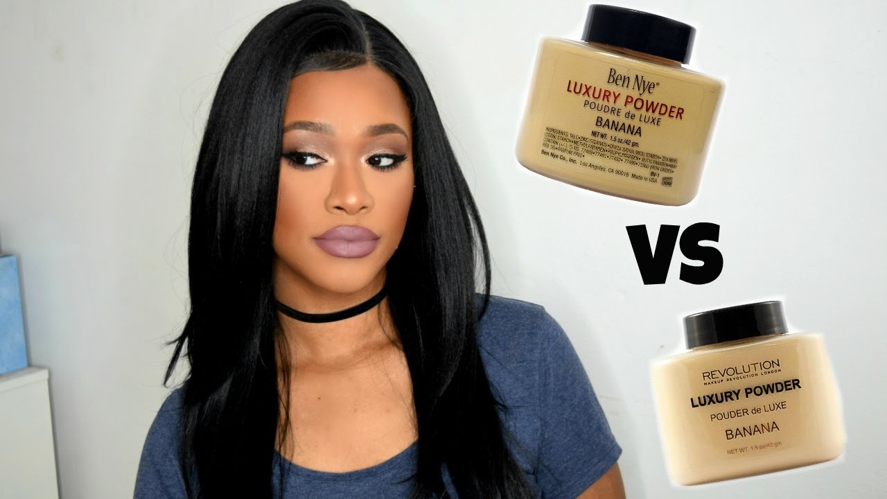 MAKEUP REVOLUTION BANANA POWDER vs BEN NYE BANANA POWDER!