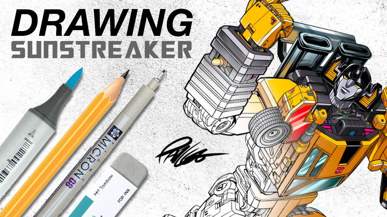 How I Draw: SUNSTREAKER from TRANSFORMERS #02