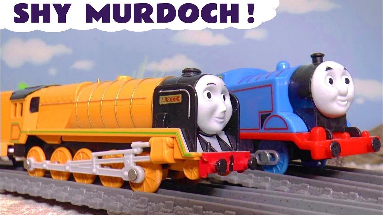 Thomas Helps Shy Murdoch to stop some Troublesome Trucks