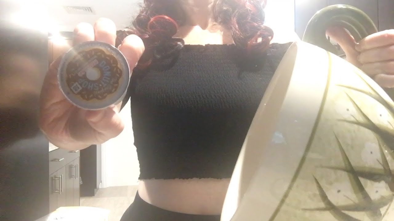 ASMR Gum Chewing Coffee Bar #4. Whispered, Funny
