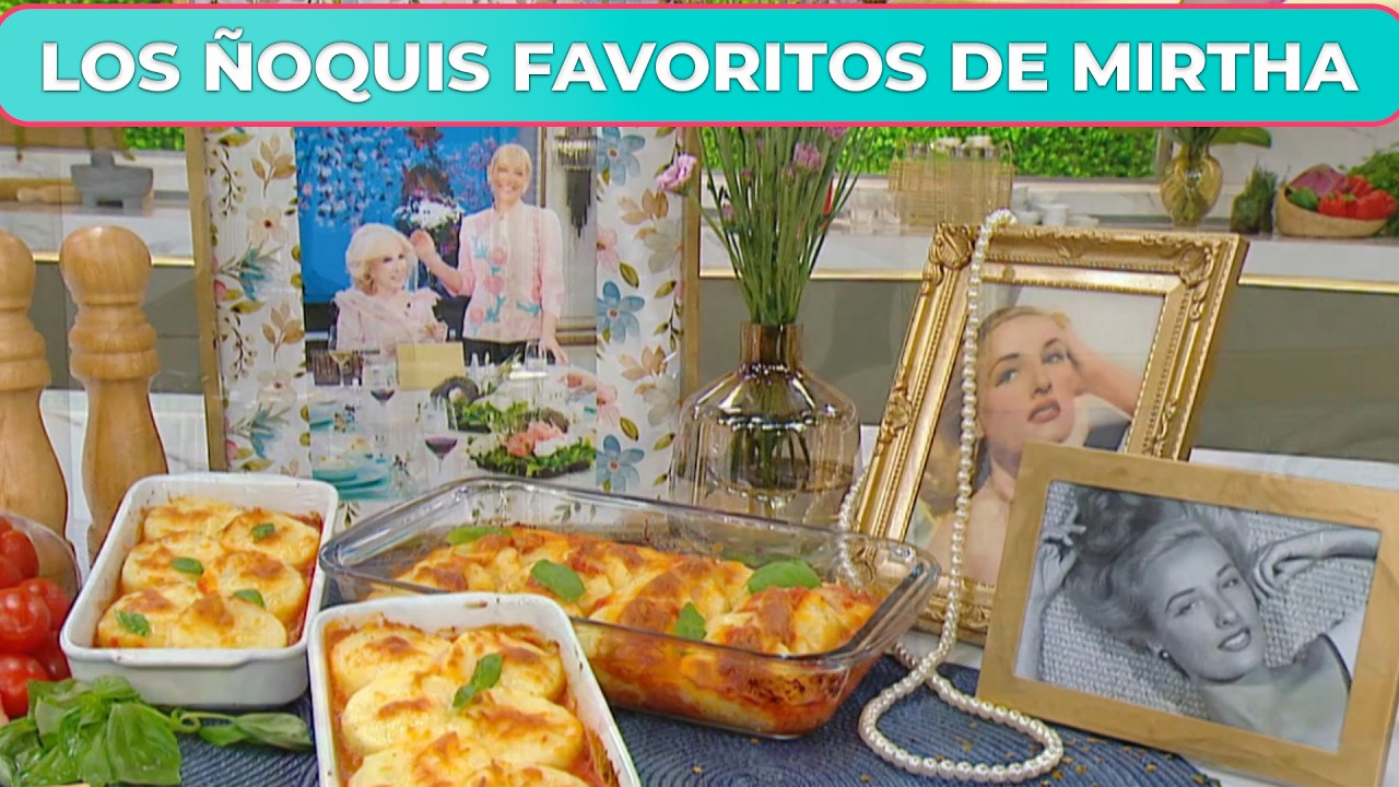 &Ntilde;OQUIS A LA ROMANA CON SALSA ROSA: el plato favorito de Mirtha con Coco Carre&ntilde;o y Jime Monteverde