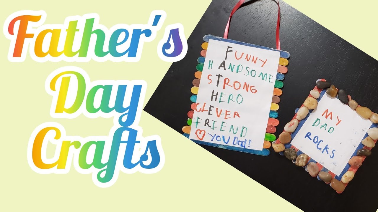 DIY Father's Day Crafts | Father's Day Gifts | Popsicle Sticks Crafts
