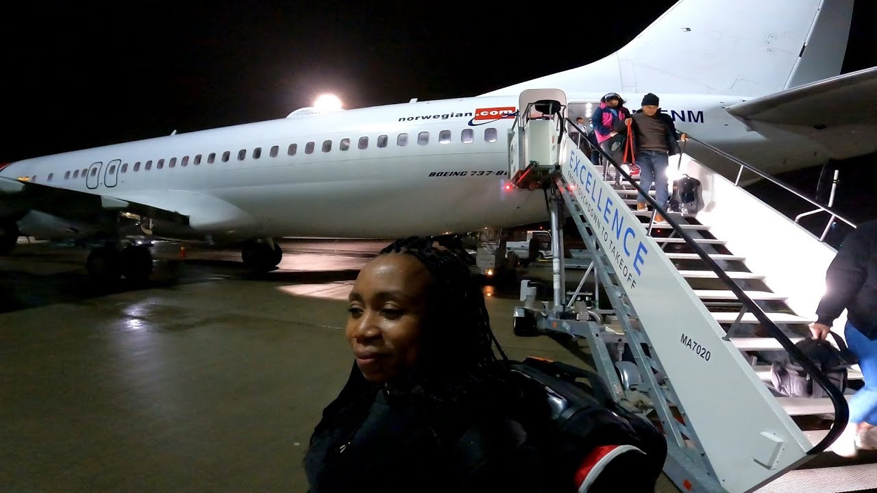 Oslo Gardermoen Airport Arrival flying from Stockholm Arlanda with Norwegian Airlines