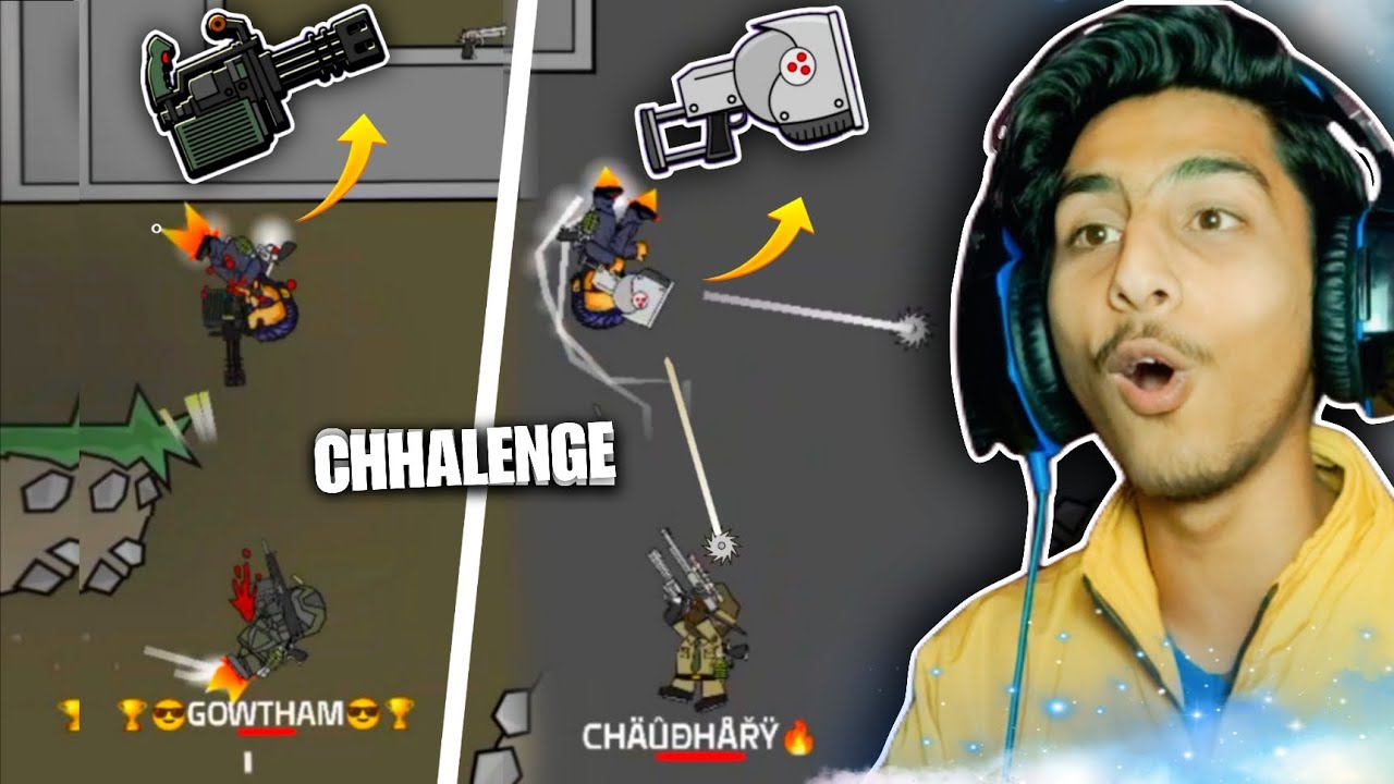 MINI MILITIA 2 CHALLENGE IN 1 VIDEO | MINI MILITIA GAMEPLAY