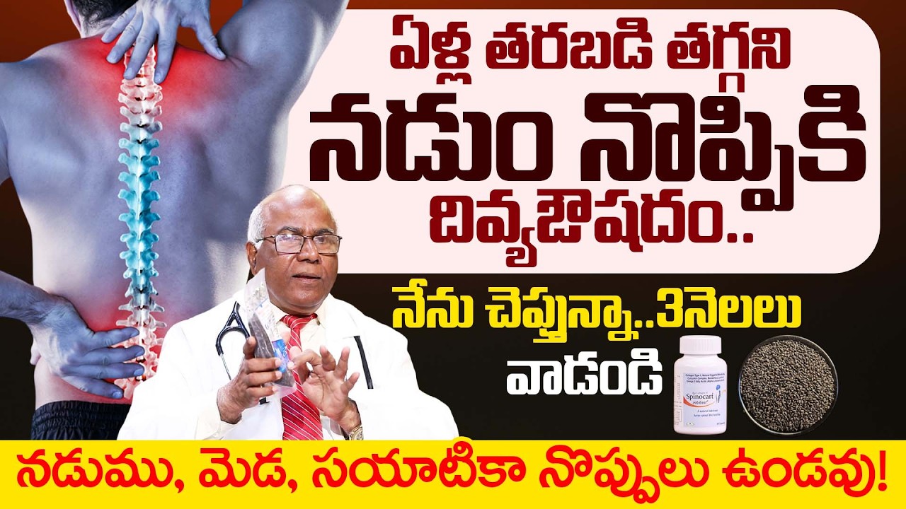 ఏళ్ల తరబడి తగ్గని నడుం నొప్పికి దివ్యఔషదం | Get Relief from all Pains | Back Pain | Dr CL Venkat Rao