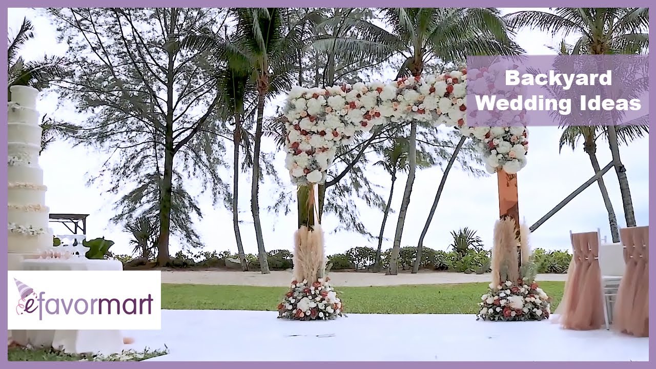 Backyard Wedding Ideas | Shop The Look | eFavormart.com