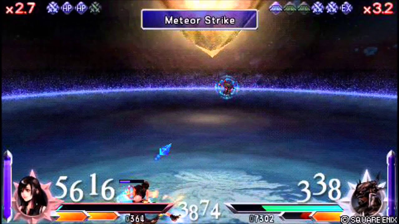 [Dissidia 012 Online] Tifa (Jet) vs Akai (Cecil) M1, M2, M3