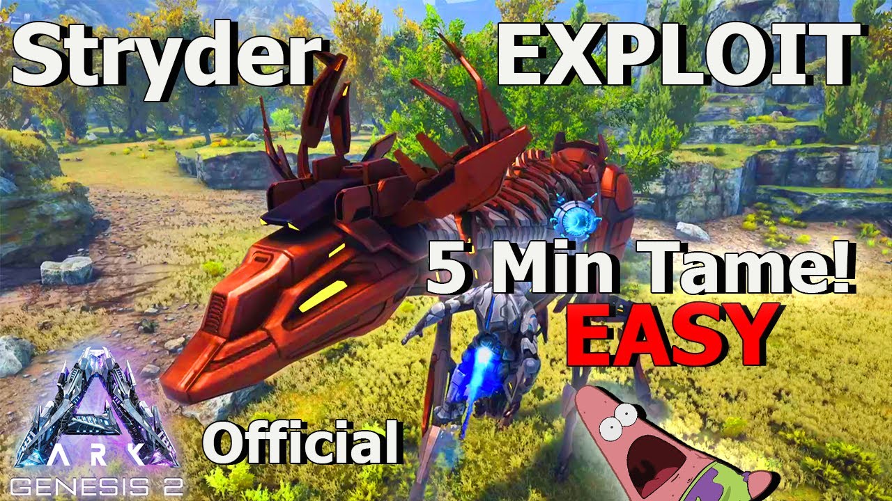 Best Way To Tame a Tek Stryder in ARK
