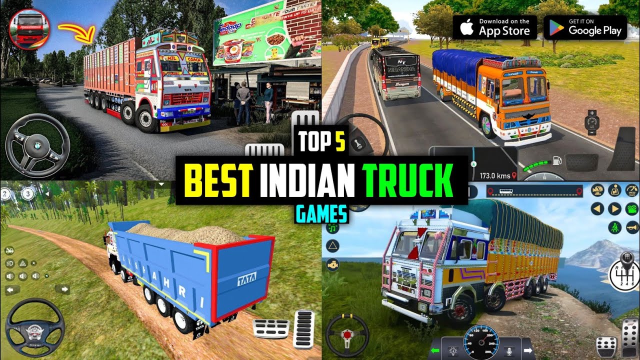 Top 5! Best INDIAN TRUCK DRIVING GAMES for Android/ios 2025 🤯